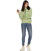 Prokick Sports Women Hooded Sweat Shirt , Green - Best Price online Prokicksports.com