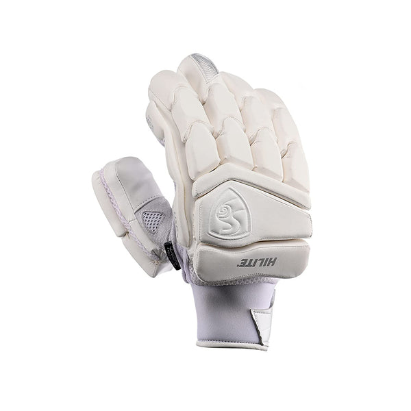 SG Hilite White Batting Gloves - Left Hand