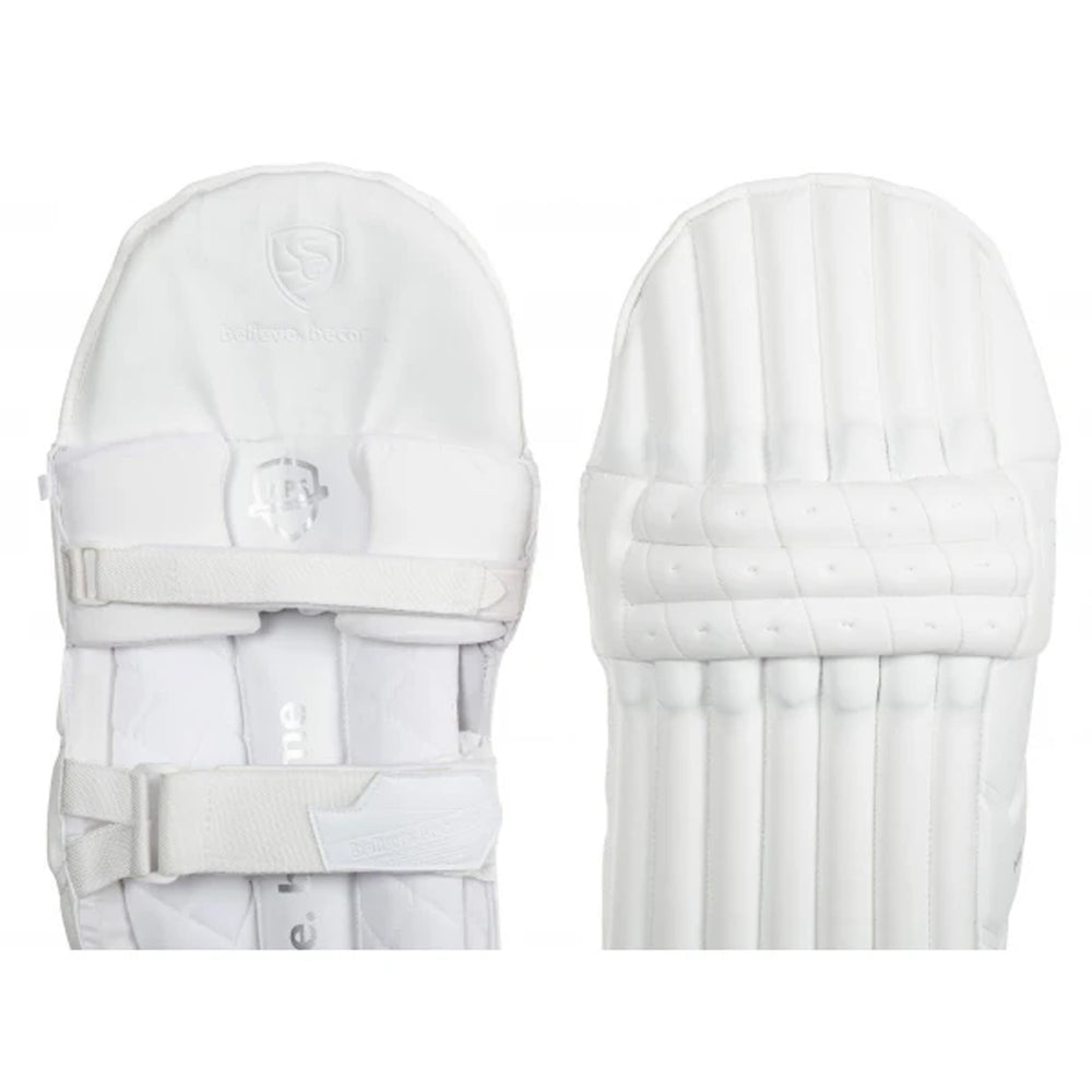 SG Hilite White RH Batting Legguard- Lightweight Protection for Right-Handed Batters - Best Price online Prokicksports.com