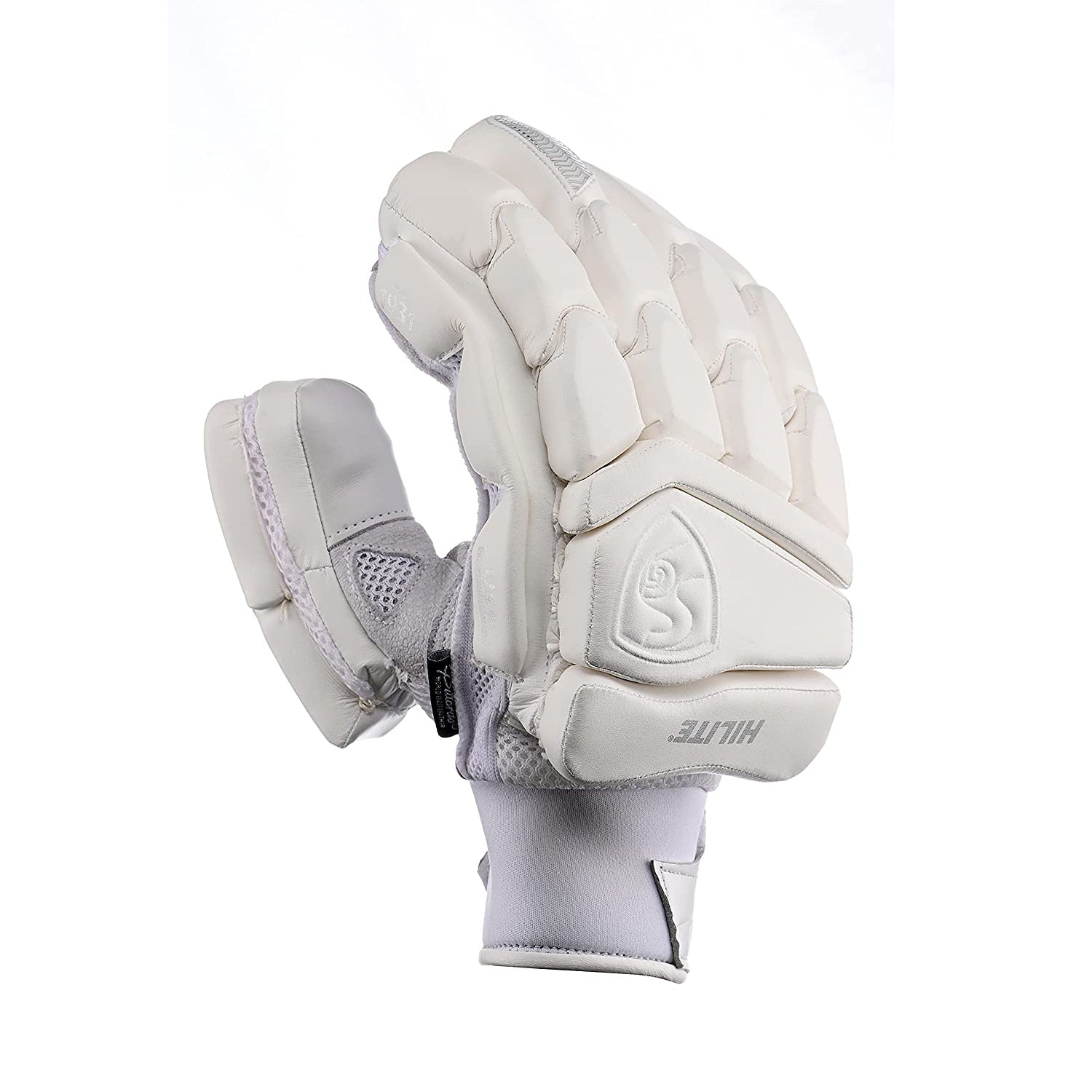 SG Hilite White Batting Gloves - Left Hand - Best Price online Prokicksports.com