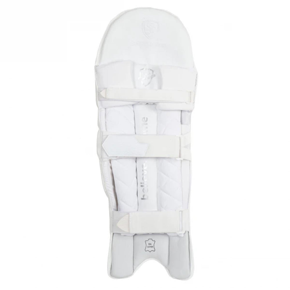SG Hilite White RH Batting Legguard- Lightweight Protection for Right-Handed Batters - Best Price online Prokicksports.com