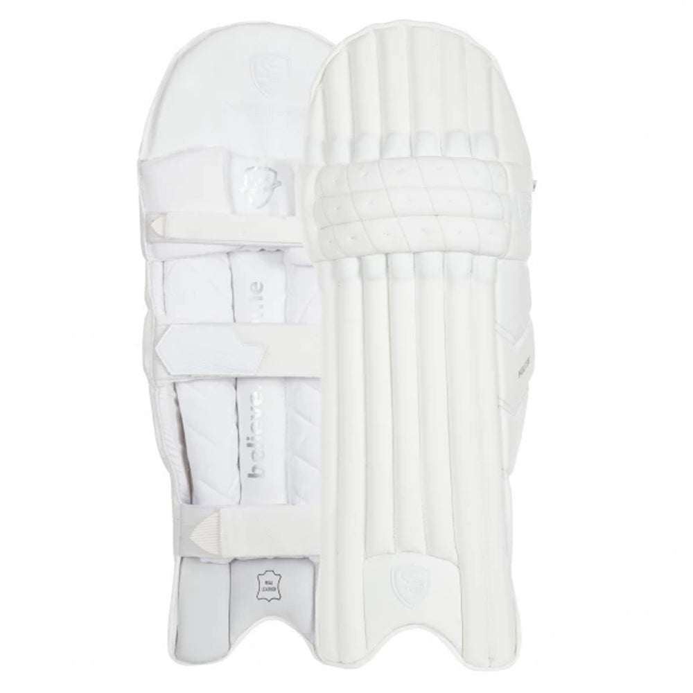 SG Hilite White RH Batting Legguard- Lightweight Protection for Right-Handed Batters