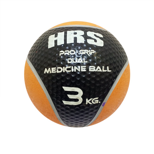 HRS PRO GRIP MB-101 Medicine Ball Without Handle, Orange/Black - Best Price online Prokicksports.com