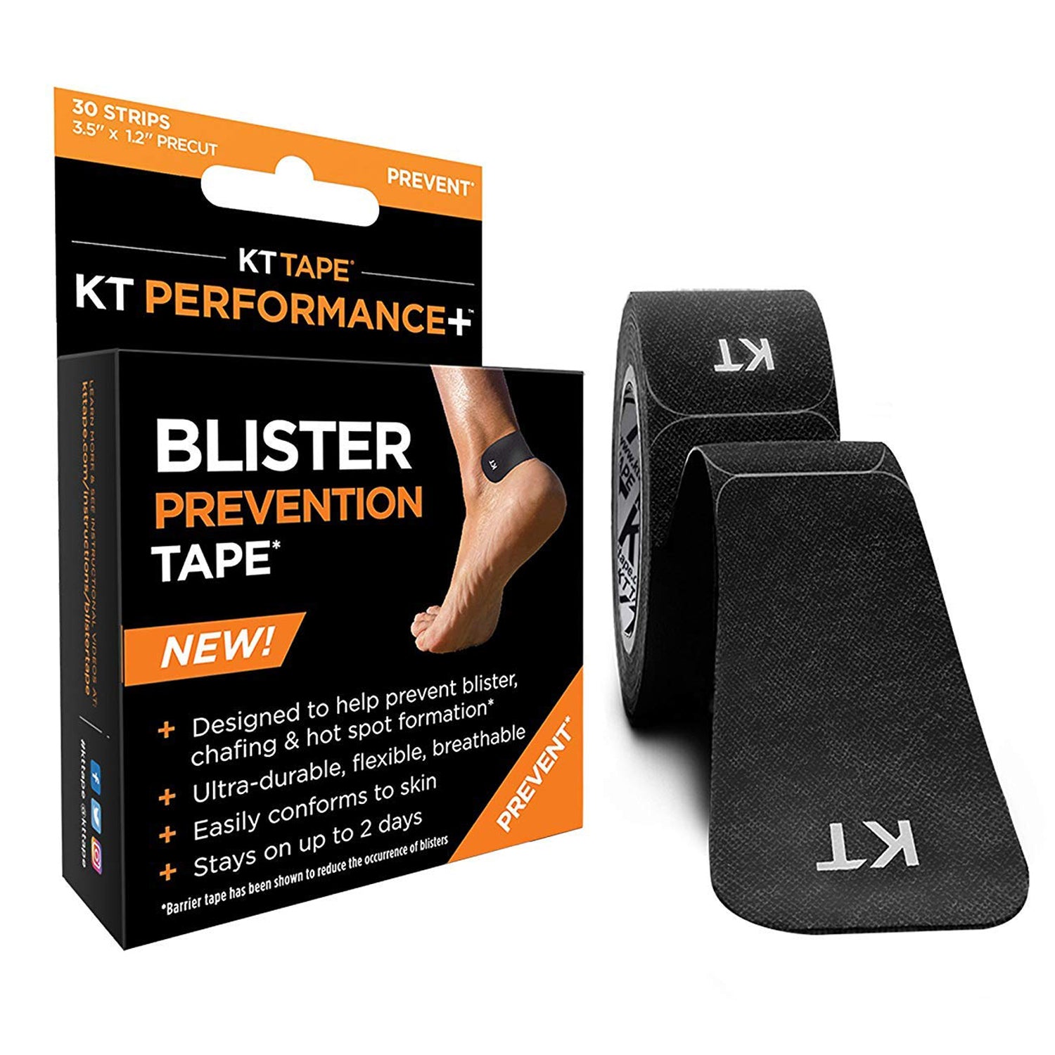 Li-Ning KT Tape Blister Kinesiology Performance Tape 30 Strips (9 cm X 3 cm) - Black - Best Price online Prokicksports.com