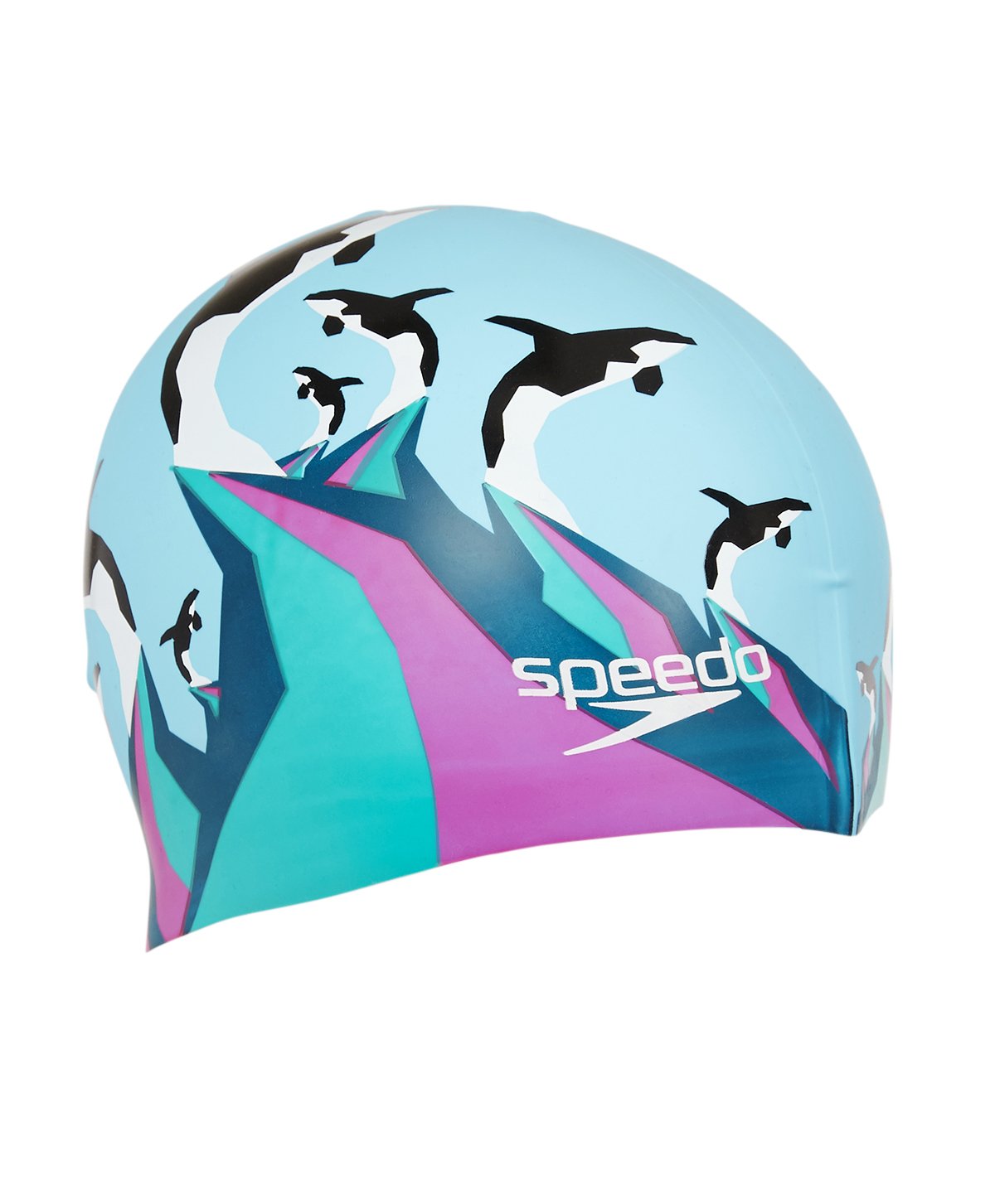 Speedo Unisex - Adult Slogan Print Swimcap - Best Price online Prokicksports.com