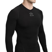 Shrey 1756 Intense Compressions Long Sleeve Top ,Black - Best Price online Prokicksports.com