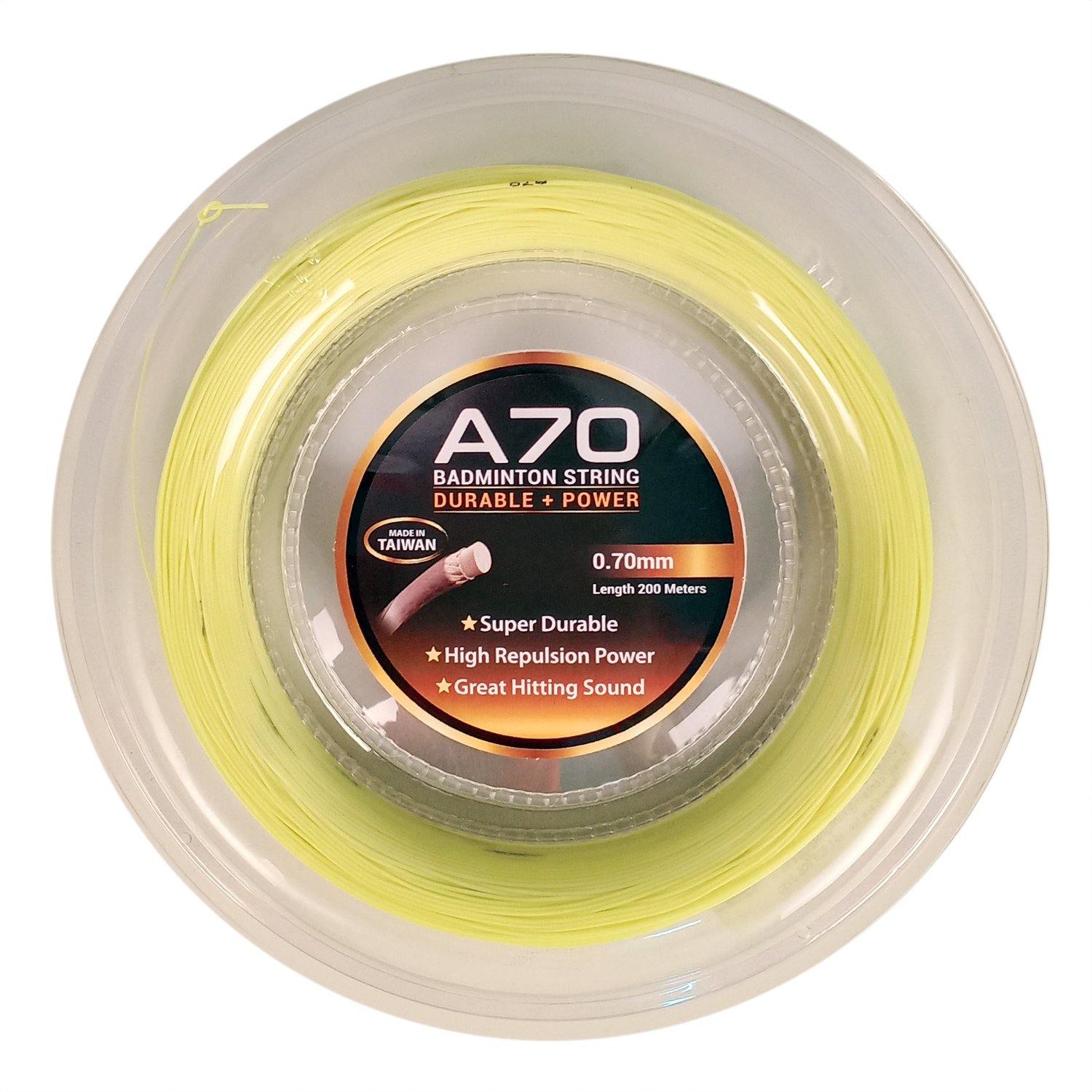 Li-Ning A 70 Badminton 200 Mtrs String Roll, Lime (Made in Taiwan) - Best Price online Prokicksports.com