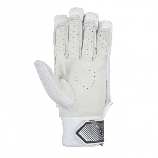 SG Litevate White Batting Gloves - Left Hand