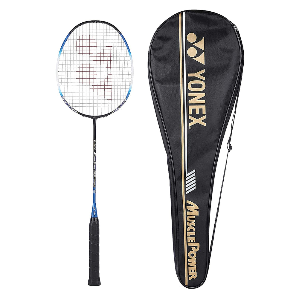Yonex Muscle Power 22 LT Strung Badminton Racquet, 4U-G5 (Black/Blue)