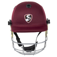 SG BlazeTech Cricket Helmet, Maroon - Best Price online Prokicksports.com