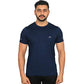 Vector X Sweat Control Men's Round Neck Compression Gym T-Shirt, Navy - Best Price online Prokicksports.com