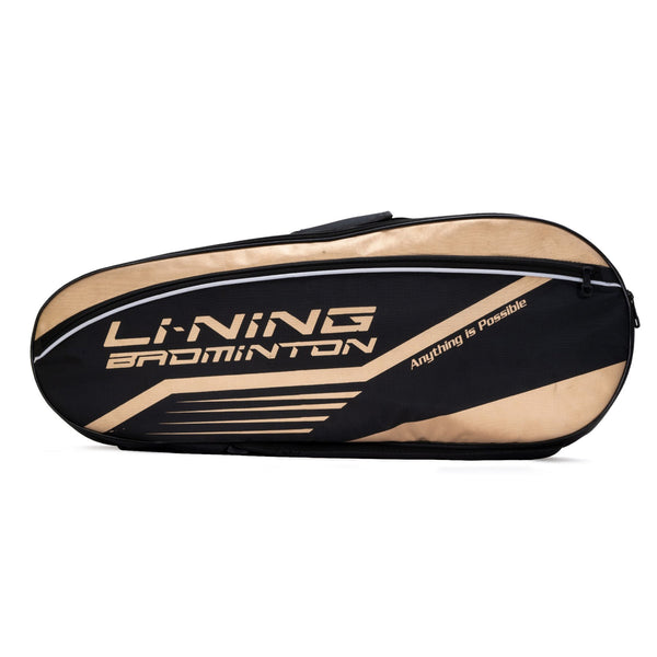 Li-Ning Hot Shot Triple Zipper Polyester Badminton Kit Bag | Easy - Access Compartments | Spacious | Unisex - Men, Boys, Girls, Women