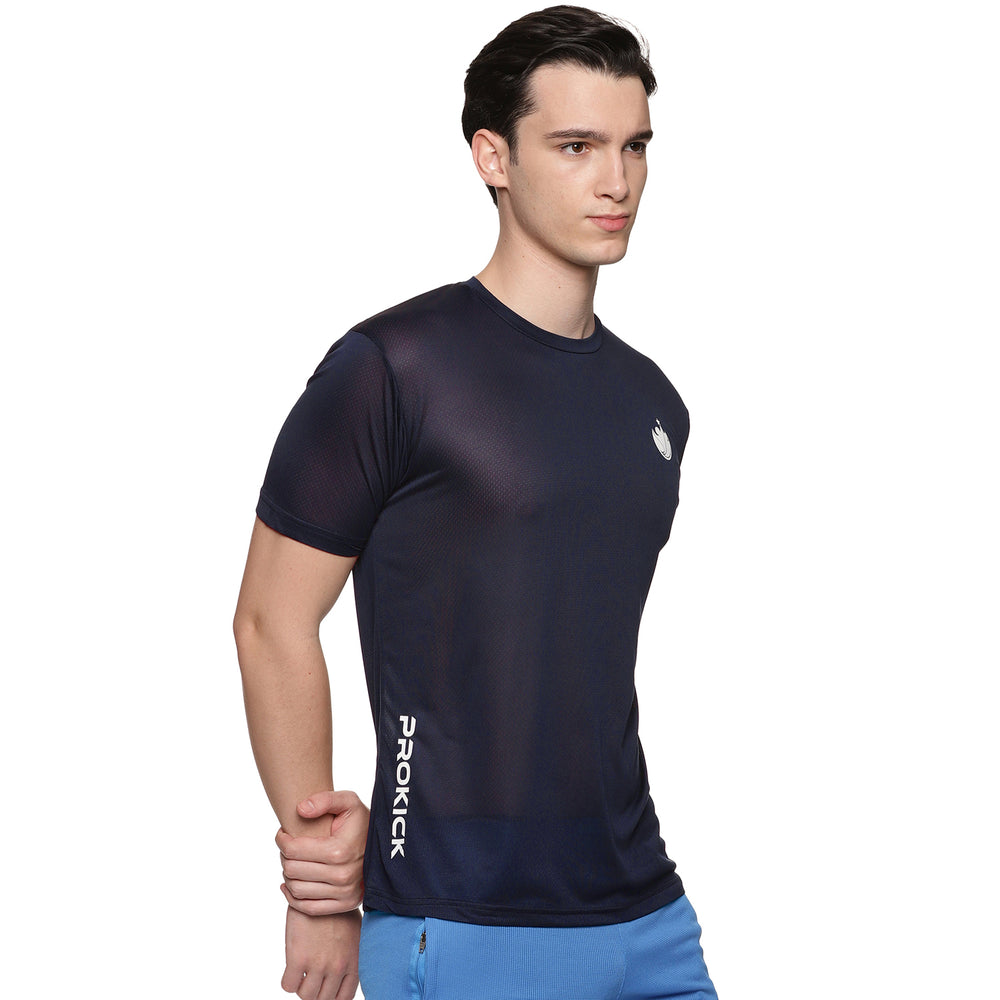 Prokick Plain Half Sleeves Badminton T-Shirt - Best Price online Prokicksports.com