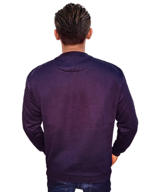 Prokick Men's Round Neck Sweatshirt - Navy