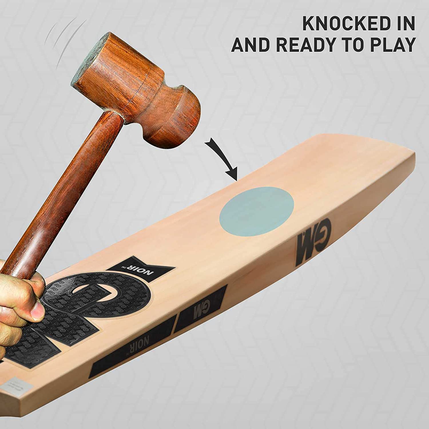 GM NOIR Striker Kashmir Willow Cricket Bat - Best Price online Prokicksports.com