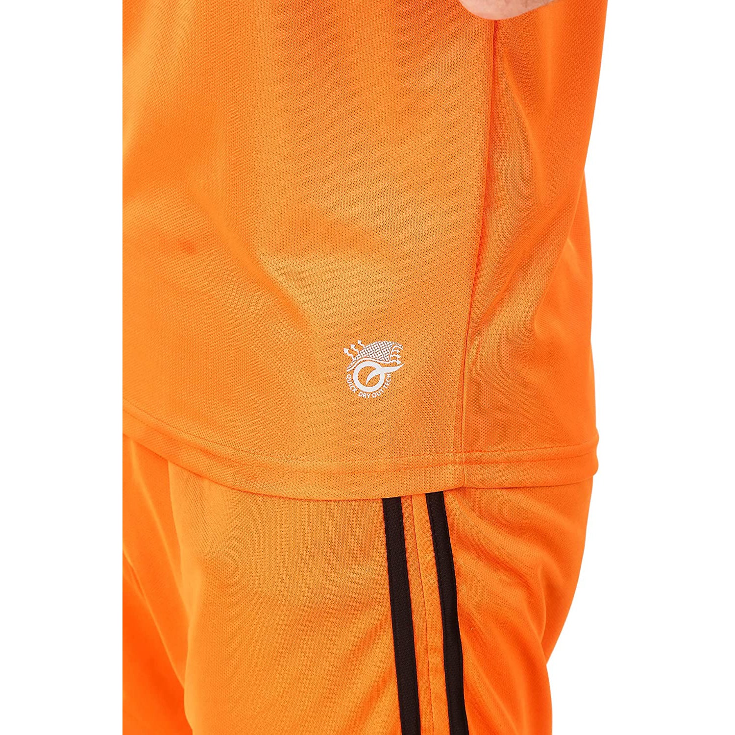 Nivia 2020 Ultra Jersey Set for Men, Orange/Black - Best Price online Prokicksports.com