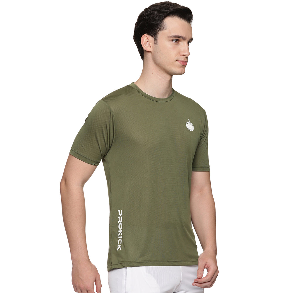 Prokick Plain Half Sleeves Badminton T-Shirt - Best Price online Prokicksports.com