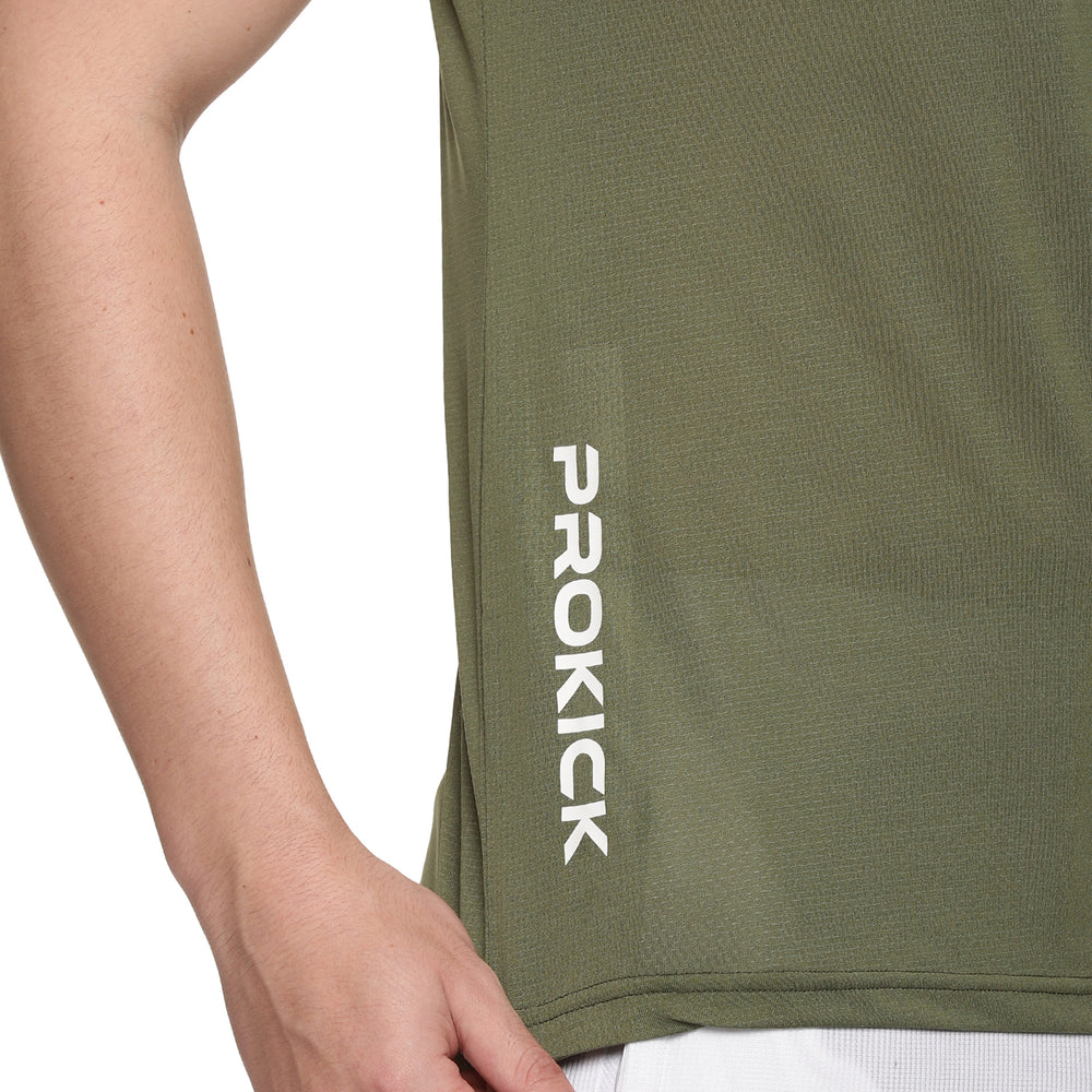 Prokick Plain Half Sleeves Badminton T-Shirt - Best Price online Prokicksports.com