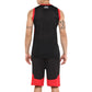 Nivia 2103 Phantom Jersey Set for Men, Black/Red - Best Price online Prokicksports.com