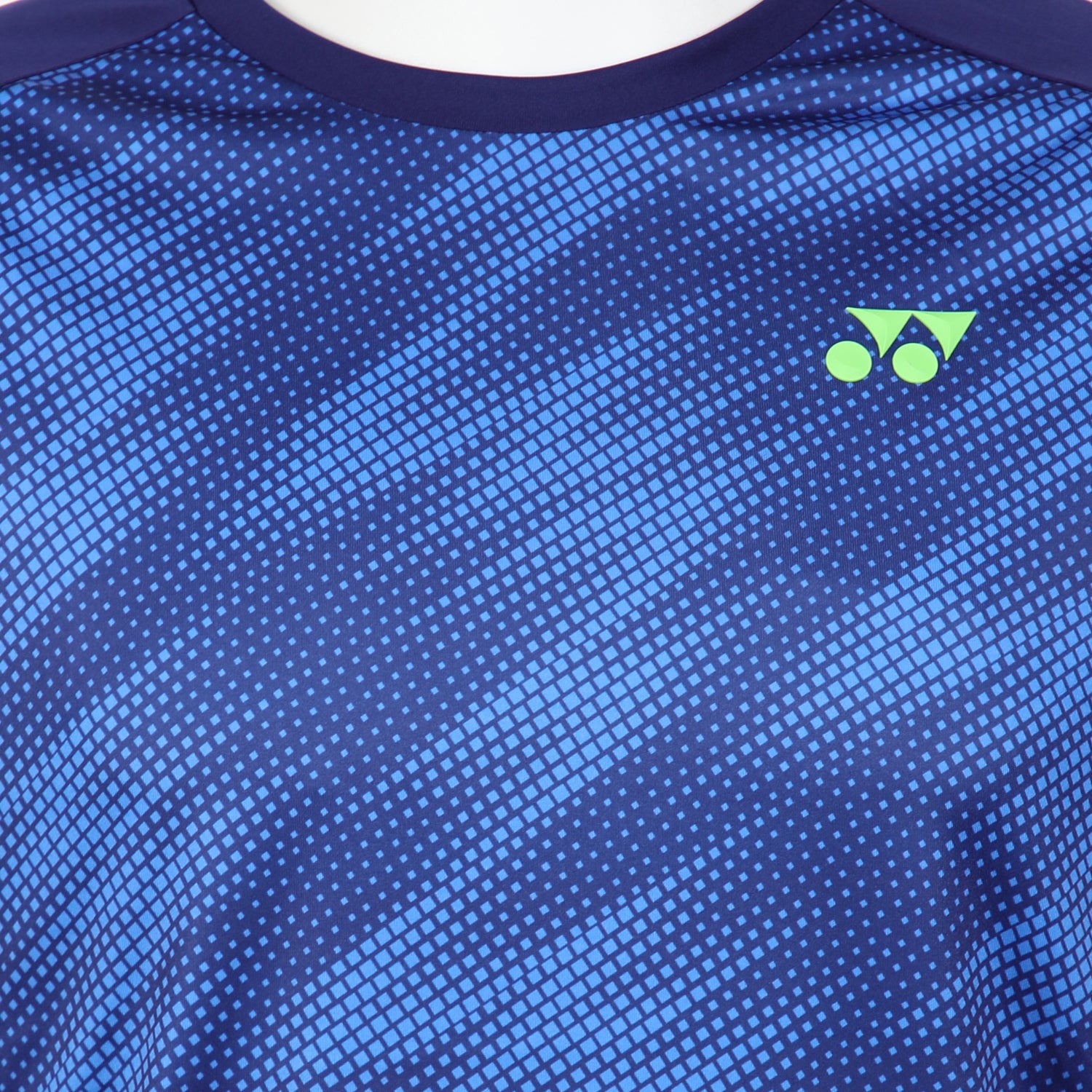 Yonex Round Neck Badminton T-Shirt, Patriot Blue - Best Price online Prokicksports.com