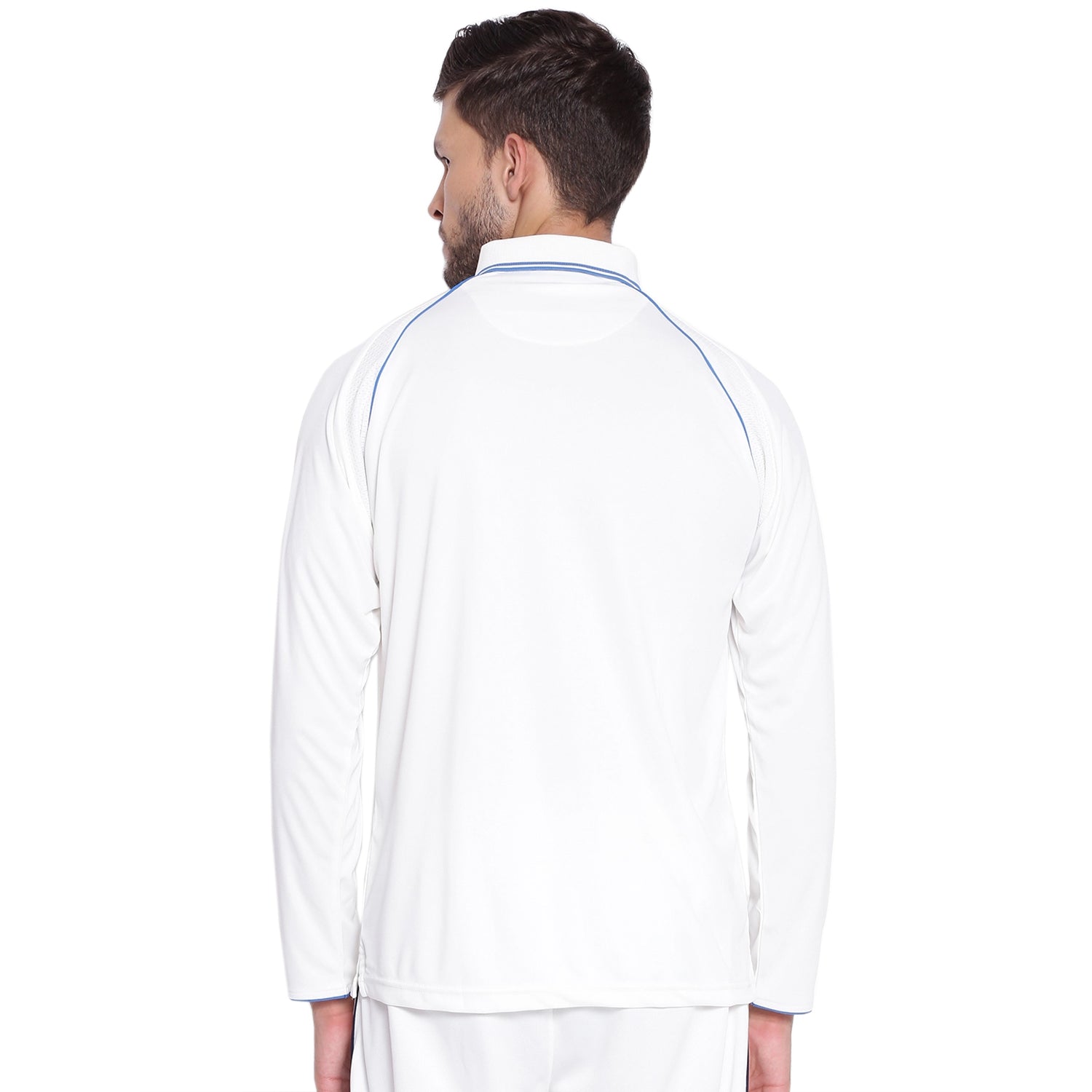SG Premium 2.0 Full Sleeves Cricket Shirt, White - Best Price online Prokicksports.com