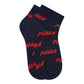 Puma Quarter All Over Logo Soft Cotton Socks, 2 Pairs, Navy/Red - Best Price online Prokicksports.com