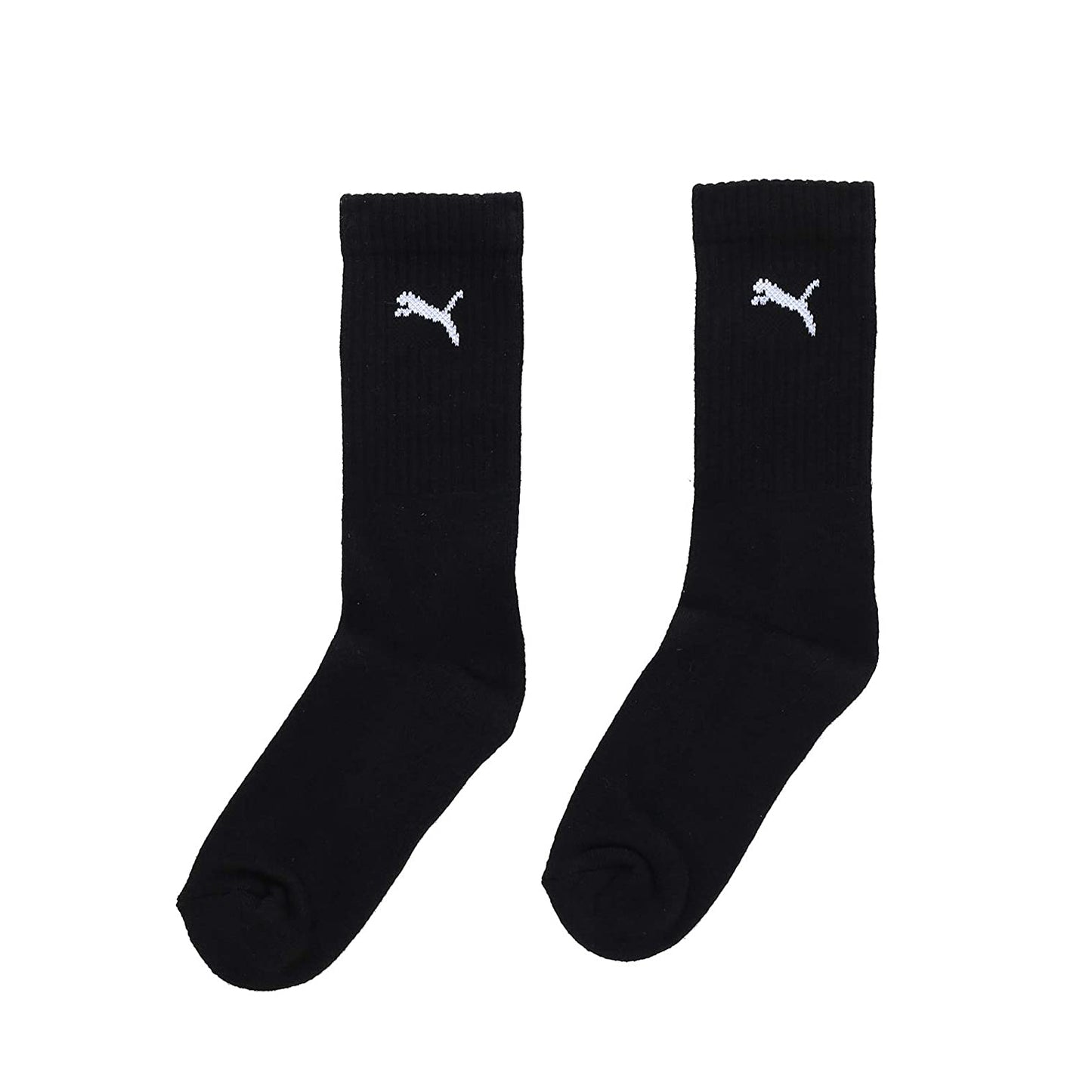 Puma Kids Crew Cushioned Sole Junior Socks,3 Pairs, Black/Black/Black - Best Price online Prokicksports.com