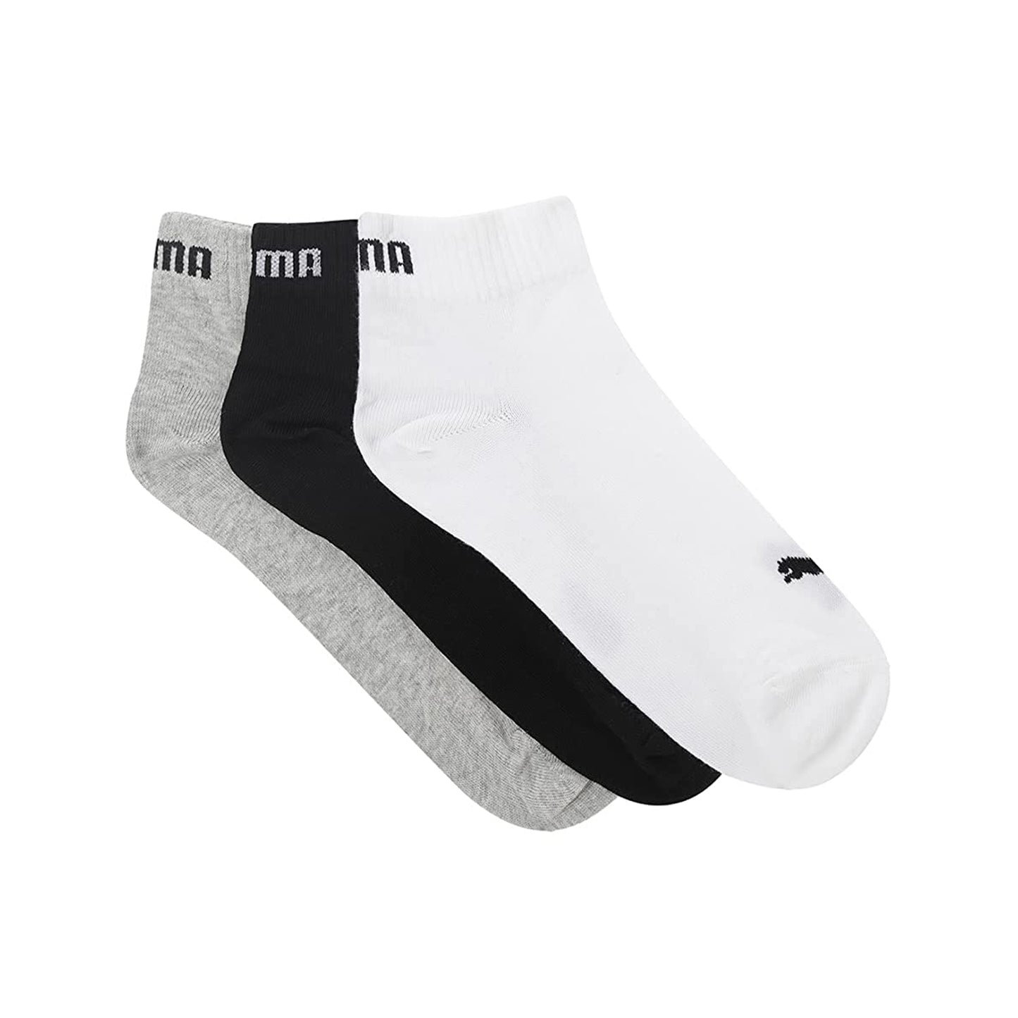 Puma Quarter Plain Soft Cotton Socks, 3 Pairs - Best Price online Prokicksports.com