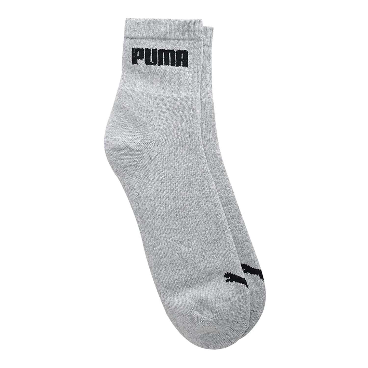 Puma Regular Quarter Cushioned Sole Socks 1 Pair, Grey - Best Price online Prokicksports.com