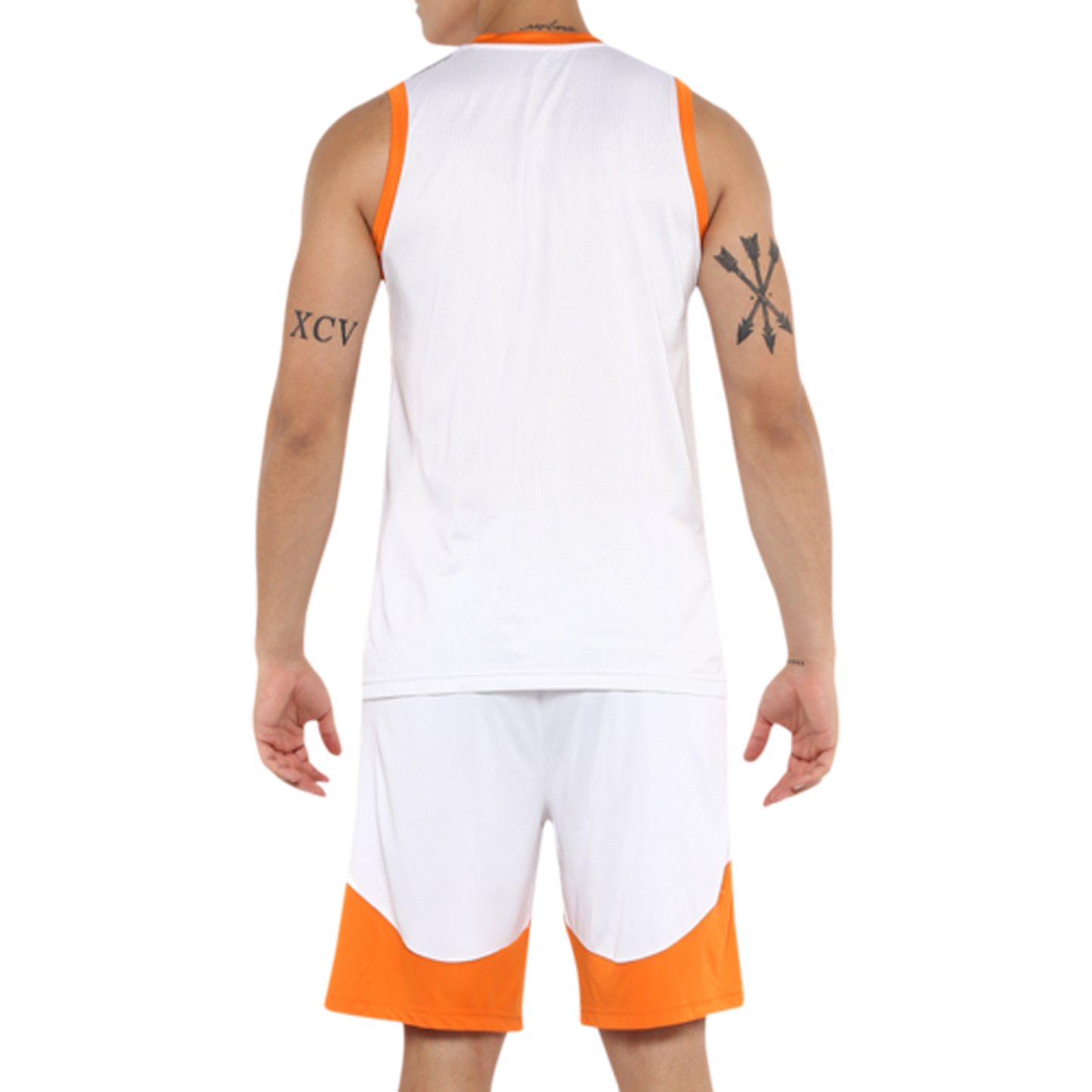Nivia2103 Phantom Jersey Set for Men, White/Orange - Best Price online Prokicksports.com