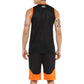 Nivia 2103 Phantom Jersey Set for Men, Black/Orange - Best Price online Prokicksports.com