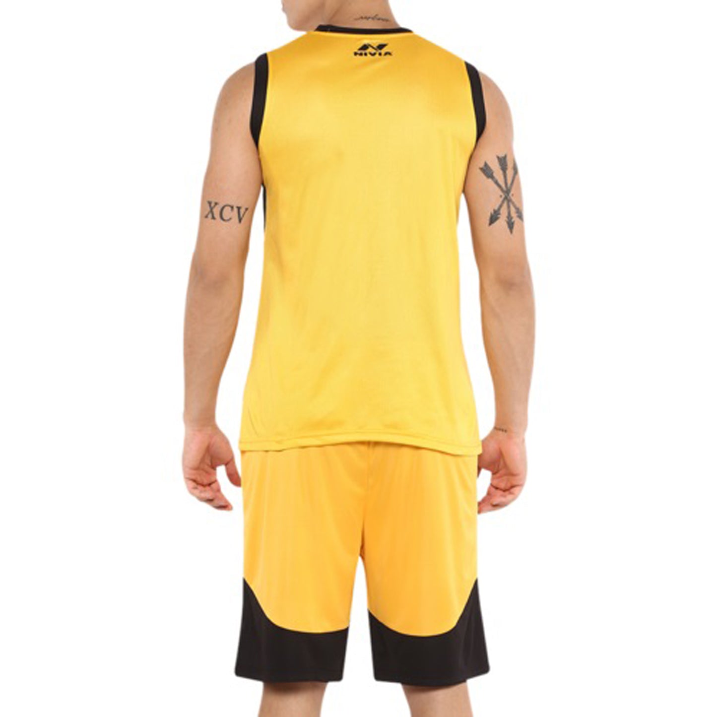 Nivia 2103 Phantom Jersey Set for Men, G.Yellow/Black - Best Price online Prokicksports.com