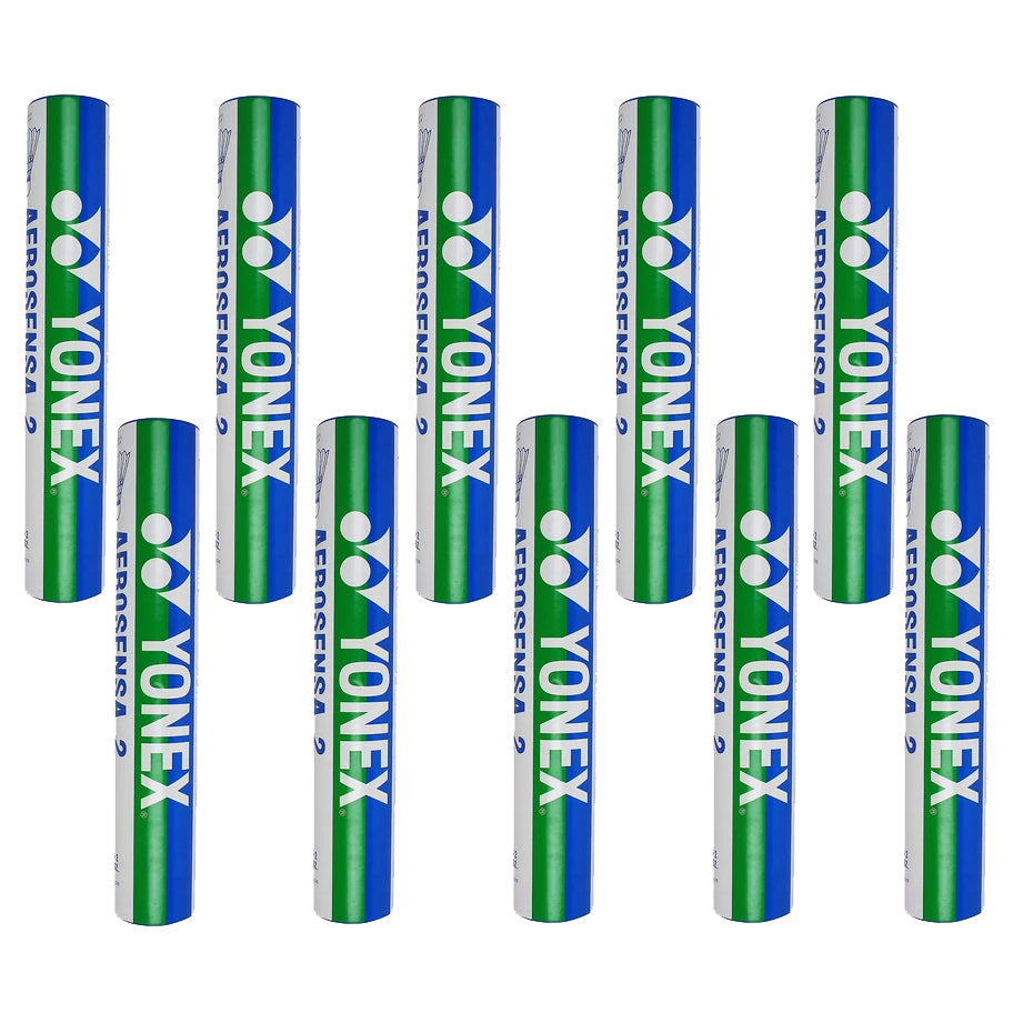 Yonex Aerosensa 2 Badminton Feather Shuttlecock – 12 Pieces (Pack of 10) - Best Price online Prokicksports.com
