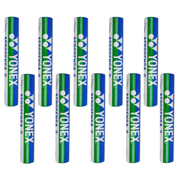 Yonex Aerosensa 2 Badminton Feather Shuttlecock – 12 Pieces (Pack of 10)