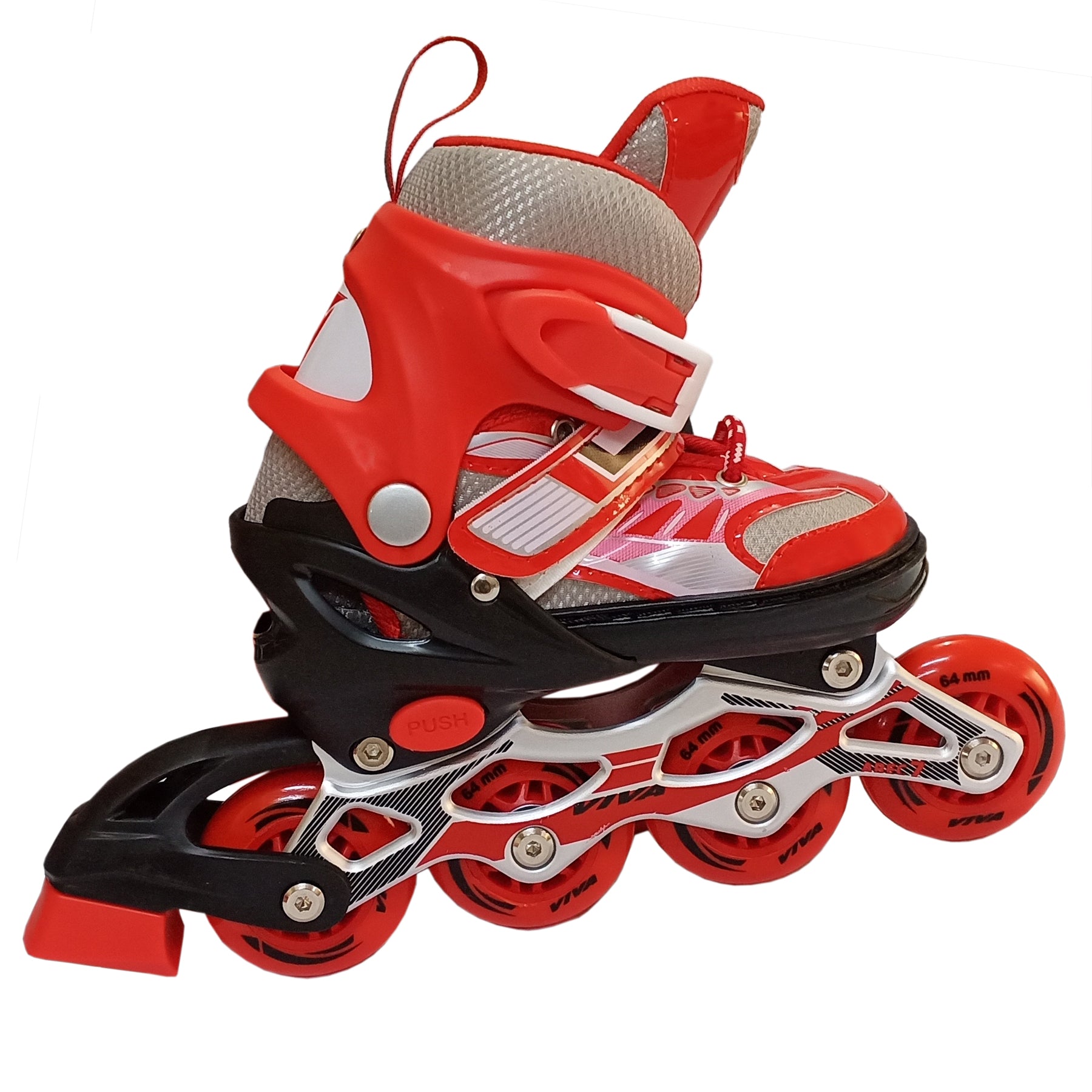 Viva Professional Inline Skates - Red (68 mm wheels) - Best Price online Prokicksports.com