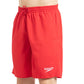 Speedo Essential 18" Watershorts for Male (Color: Fed Red/White) - Best Price online Prokicksports.com