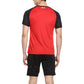 Nivia 7175 Destroyer Football Jersey Set for Men, Red/Black - Best Price online Prokicksports.com