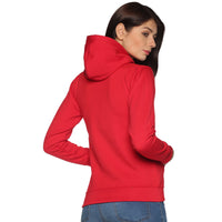Prokick Sports Women Hooded Sweat Shirt , Red - Best Price online Prokicksports.com