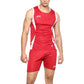 Nivia 2153 Spiral Jersey Set for Men, Red/White - Best Price online Prokicksports.com