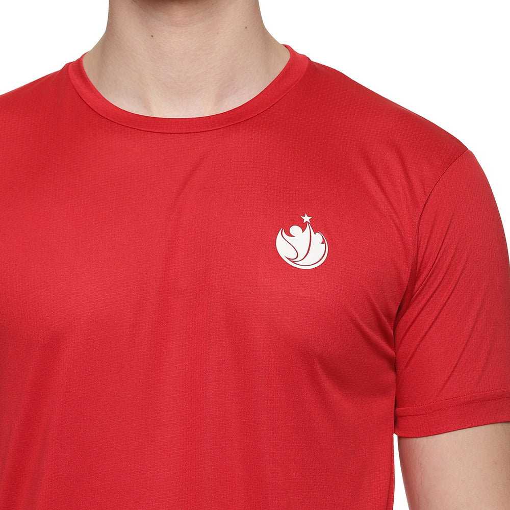 Prokick Plain Half Sleeves Badminton T-Shirt - Best Price online Prokicksports.com