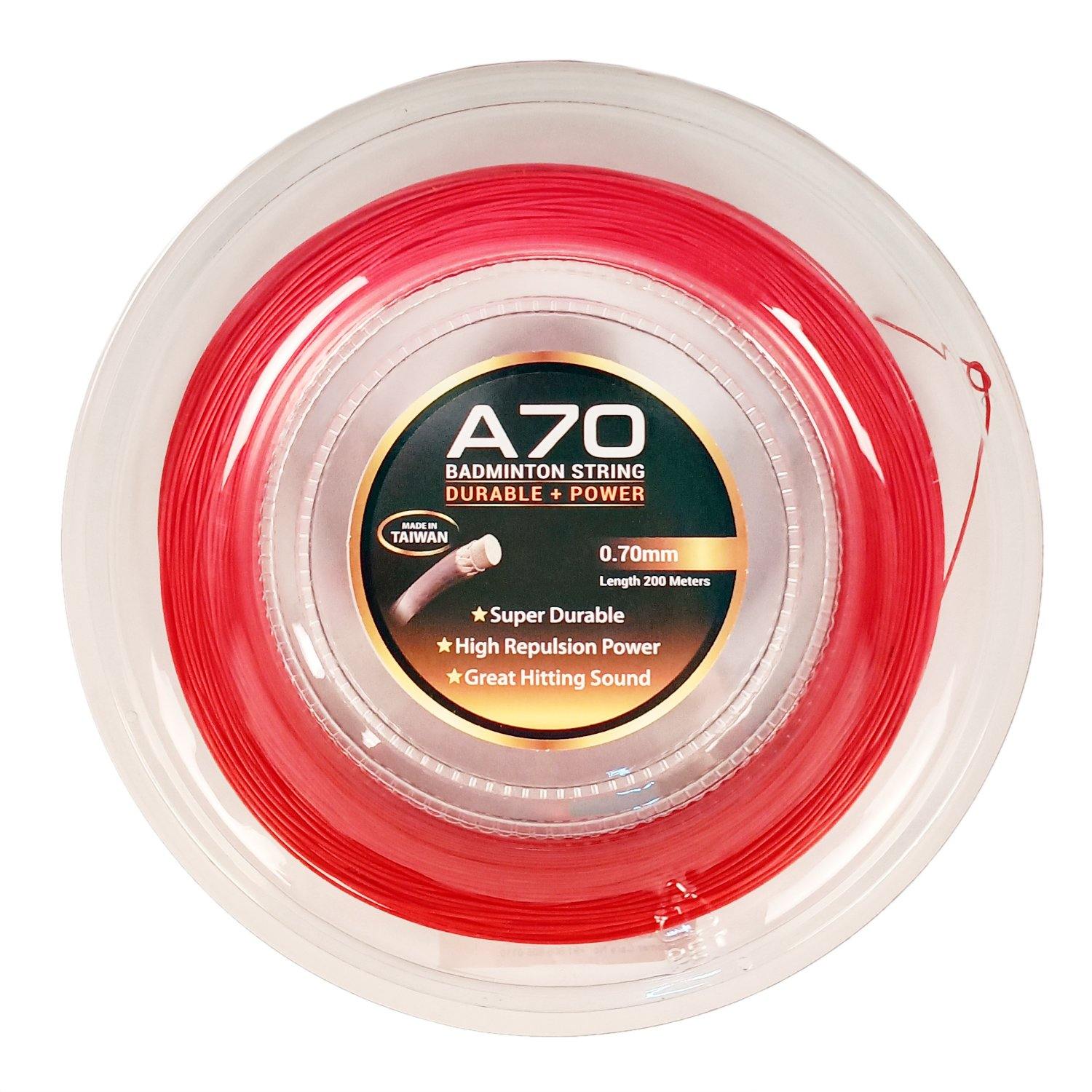 Li-Ning A 70 Badminton 200 Mtrs String Roll, Red (Made in Taiwan ...