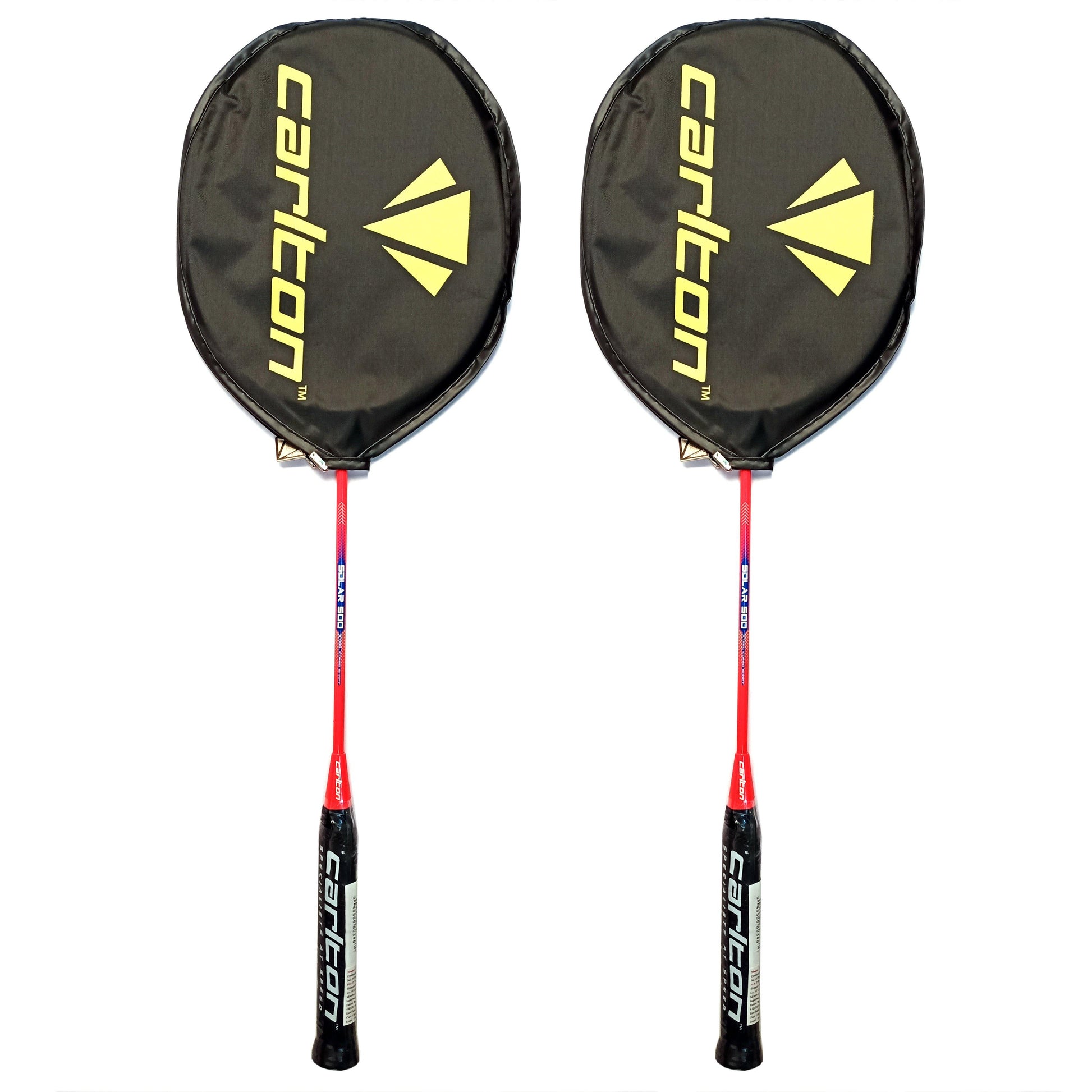 Carlton Badminton Racket Solar 500 Red - Set of 2 - Best Price online Prokicksports.com