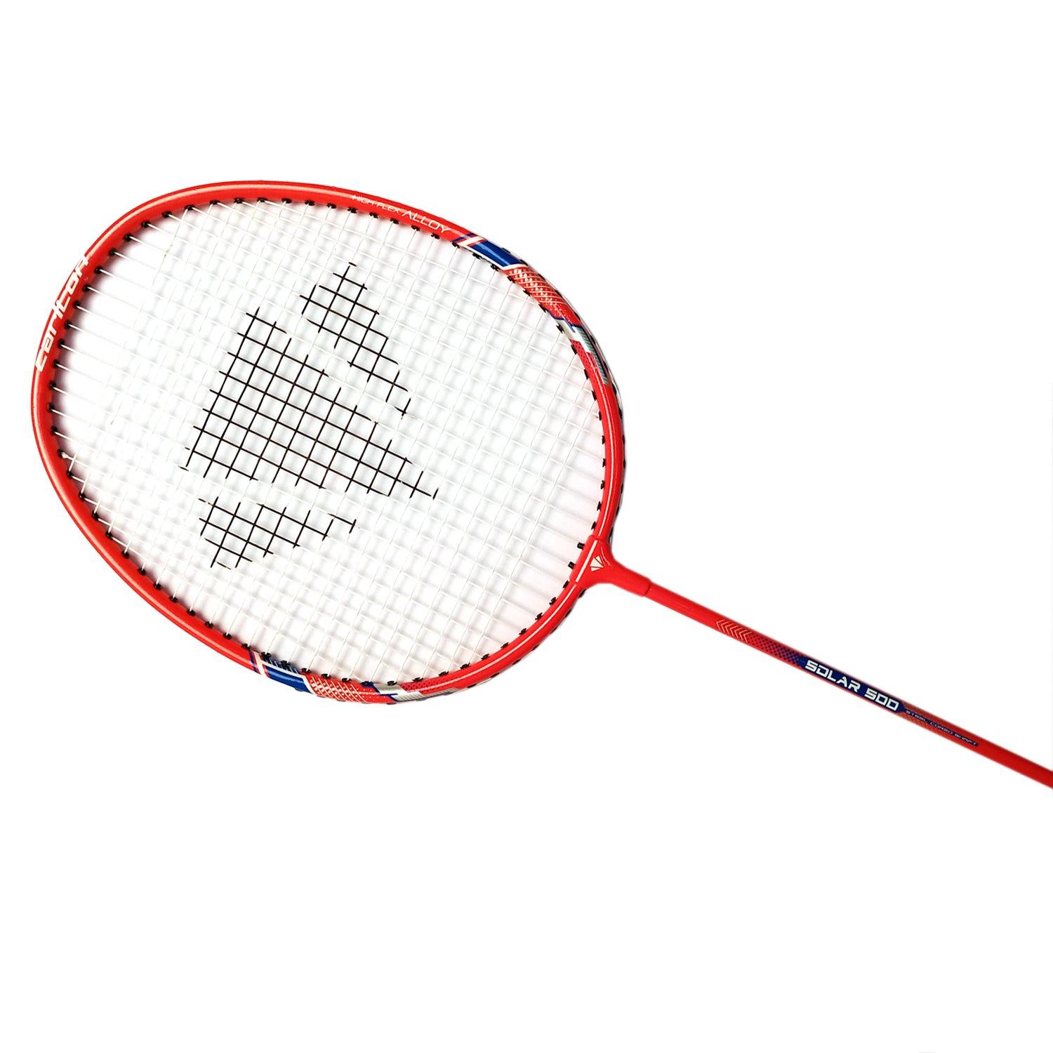 Carlton Badminton Racket Solar 500 Red - Set of 2 - Best Price online Prokicksports.com