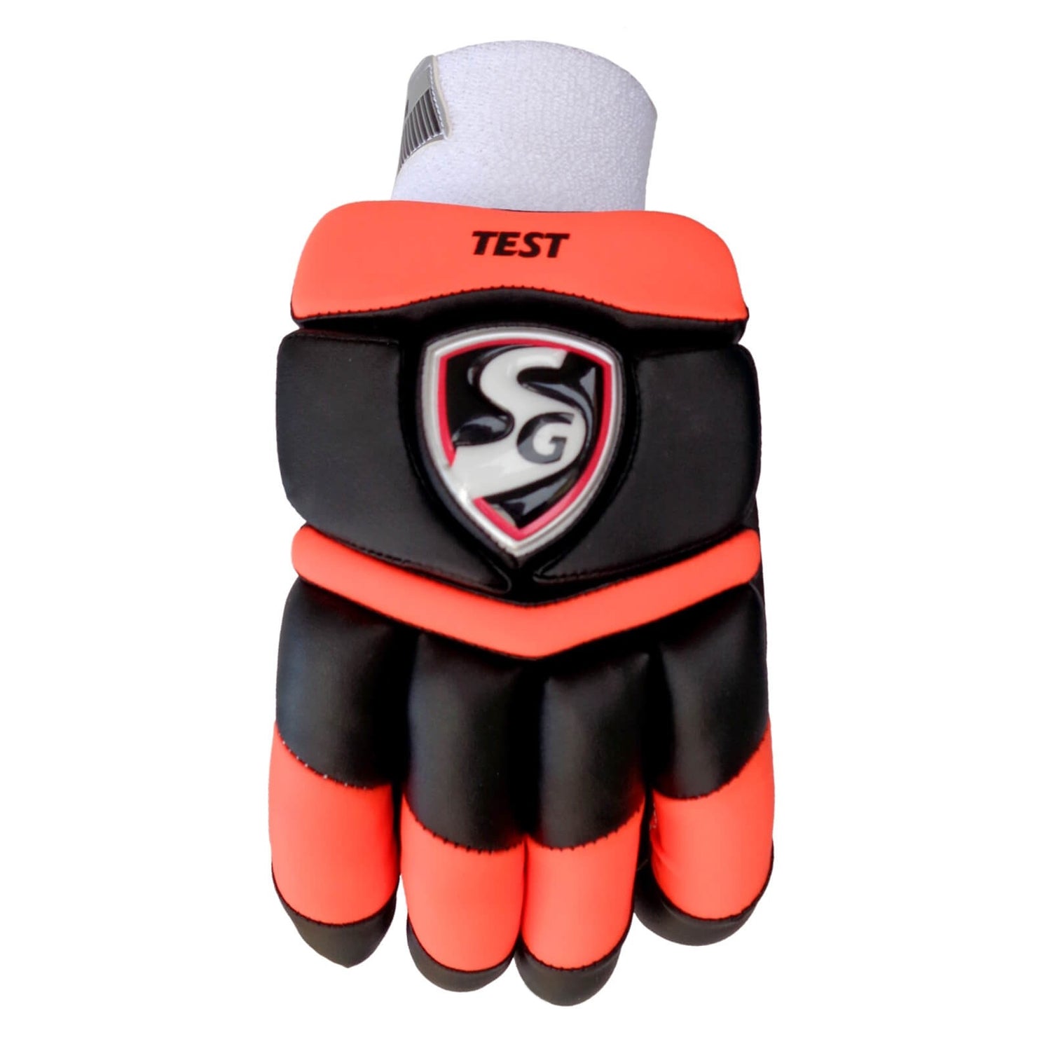 Orange and cheap black batting gloves