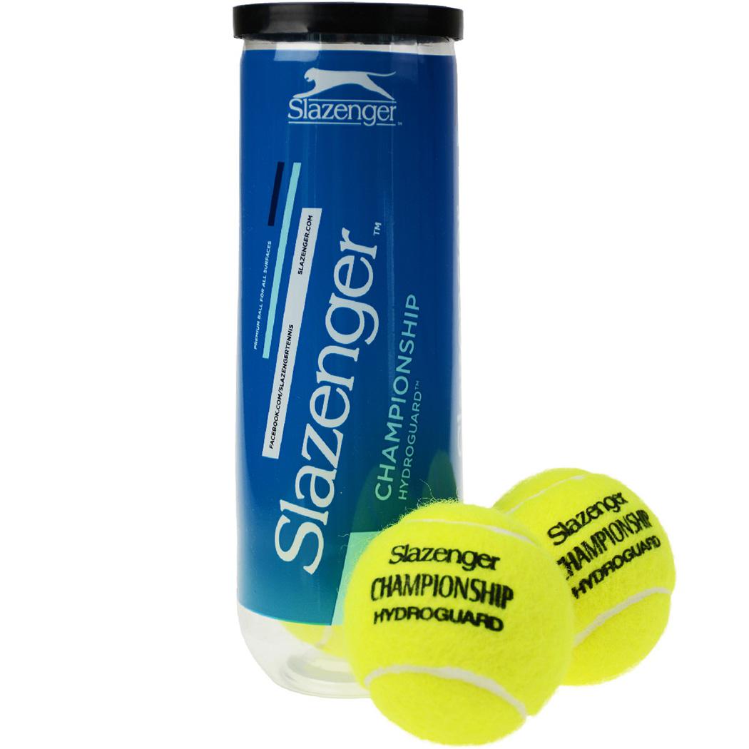 Slazenger Championship Hydroguard Tennis Ball, Pack of 3 (Yellow) - Best Price online Prokicksports.com