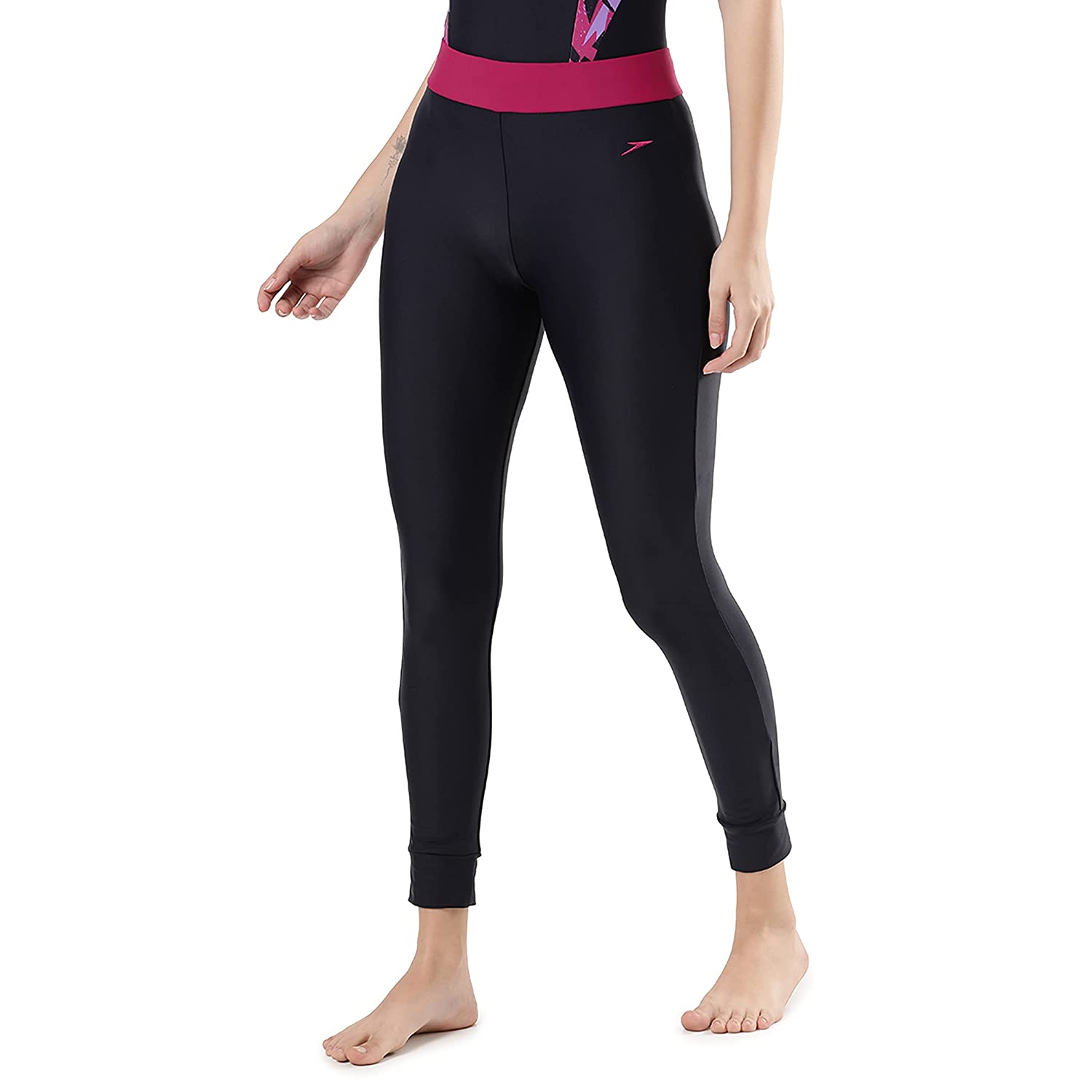 Black Capri Swim Leggings by bpc bonprix collection | Swimwear365