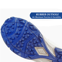 SG Steadler 6.0 Cricket Shoe, White/Royal Blue - Best Price online Prokicksports.com