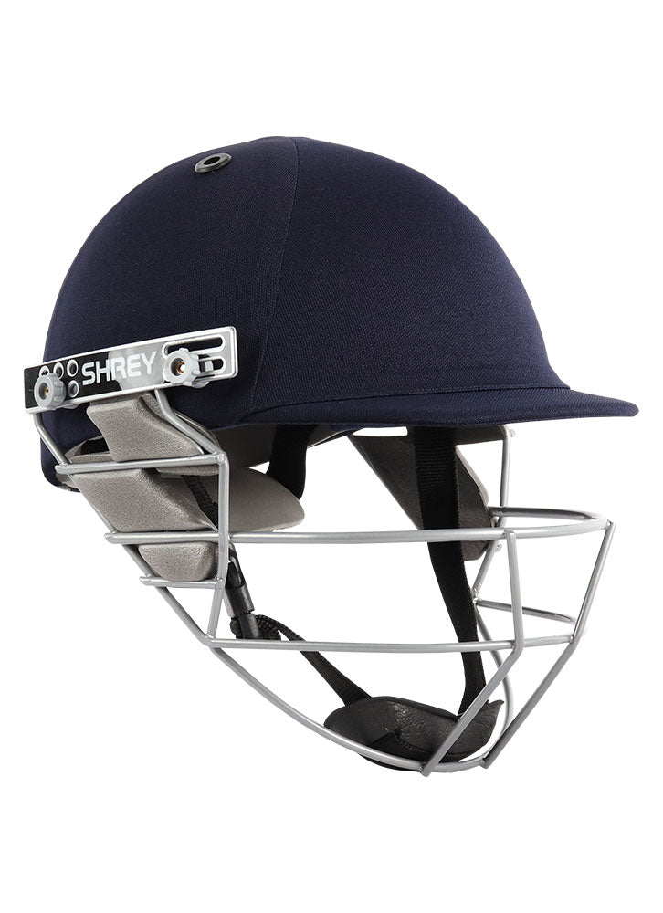 Shrey Star Steel Cricket Helmet, Navy - Best Price online Prokicksports.com