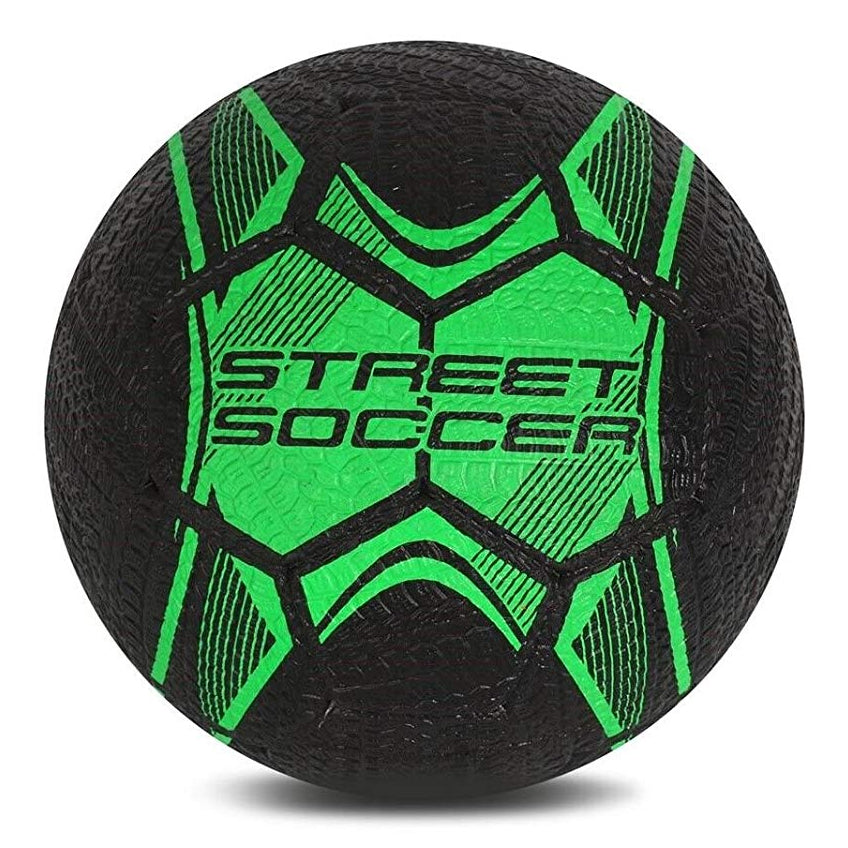 Vector X Street Soccer Rubber Moulded Football, Size 5 (Green/Black) - Best Price online Prokicksports.com