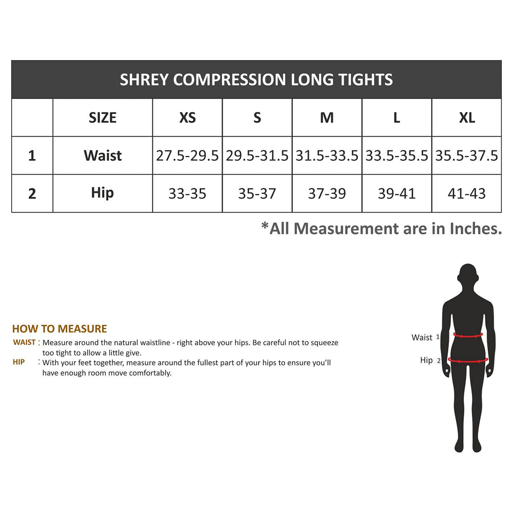 Shrey 1760 Intense Compressions Tights - Best Price online Prokicksports.com